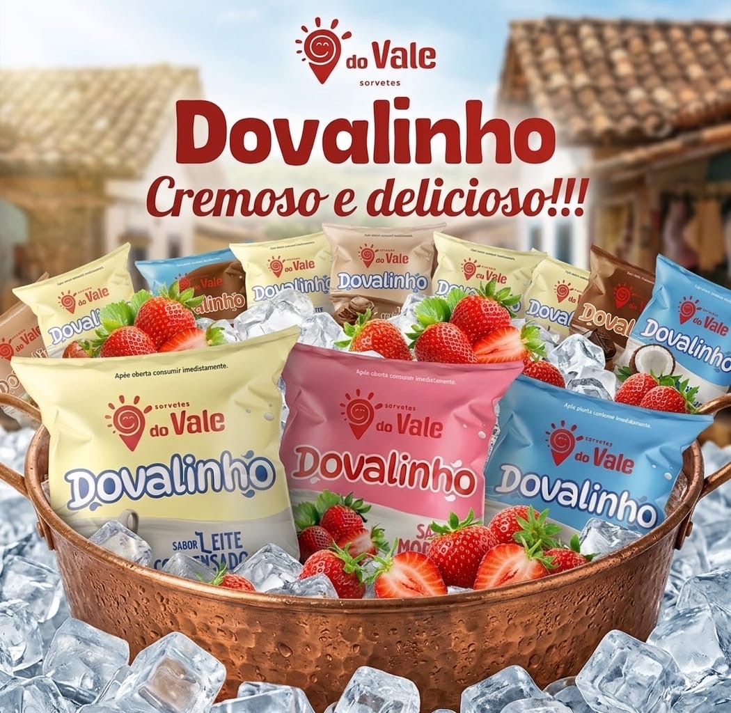 Açaí Sim & Dovalinho — linha de produtos