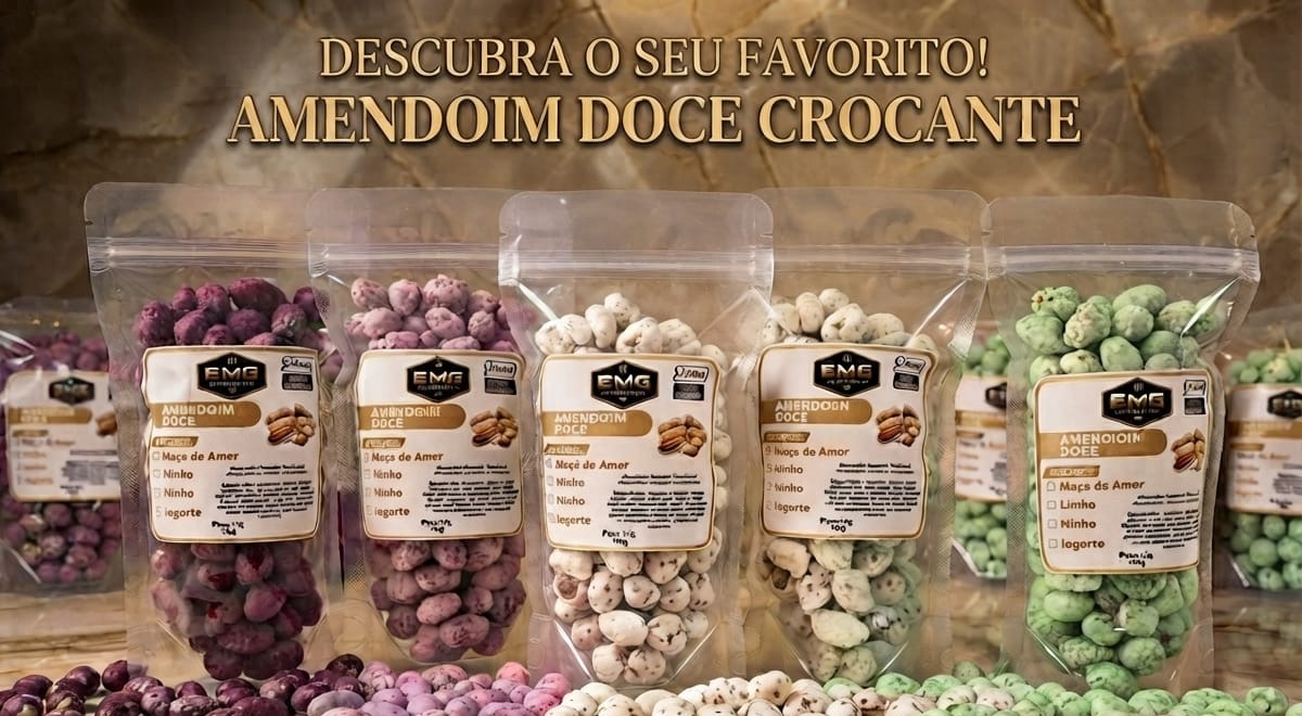 Amendoins Doces — linha de produtos
